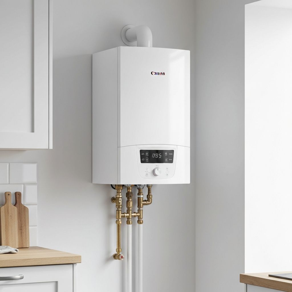 Modern combi boiler installed by WeFit Boilers